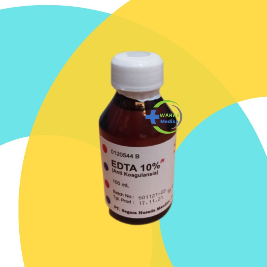 Indo Reagen Larutan EDTA 10% 100ml / Cairan Reagen EDTA 10% 100ML