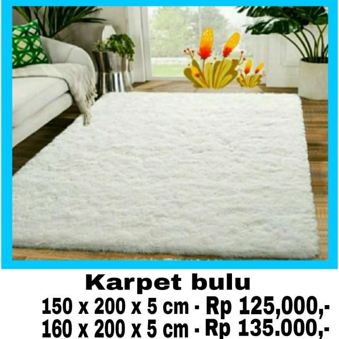 Karpet bulu rasfur, 150 x 200 cm