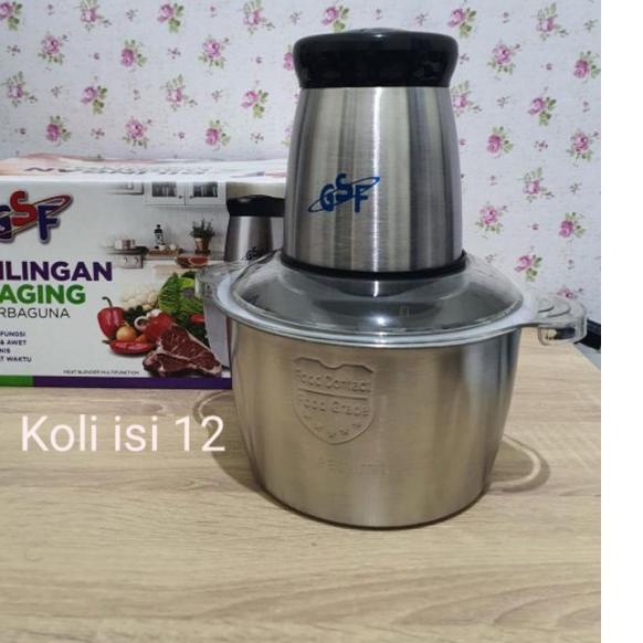۞ BLENDER DAGING GSF STAINLESS G-3802 CAPSULE CUTTER UKURAN BESAR blender daging meat blender ❀