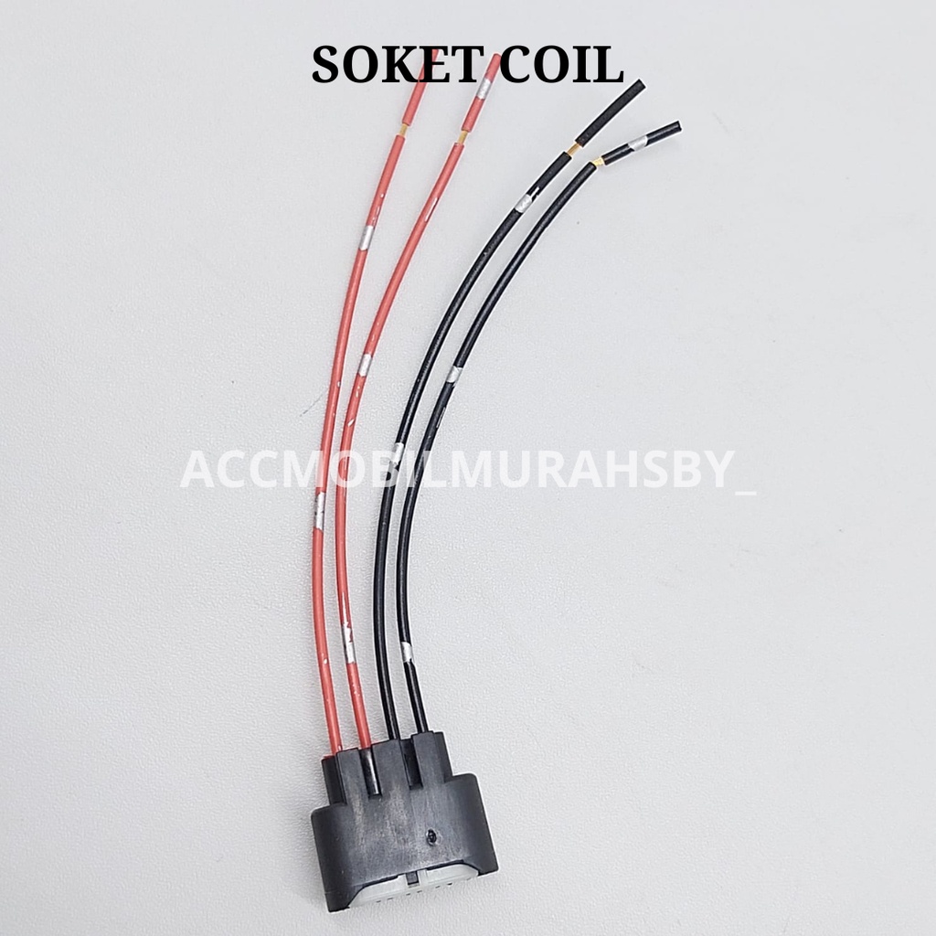 SOCKET IGNITION COIL - SOKET KOIL AVANZA / XENIA / RUSH / TERIOS / INNOVA / YARIS / VIOS KABEL BINTIK