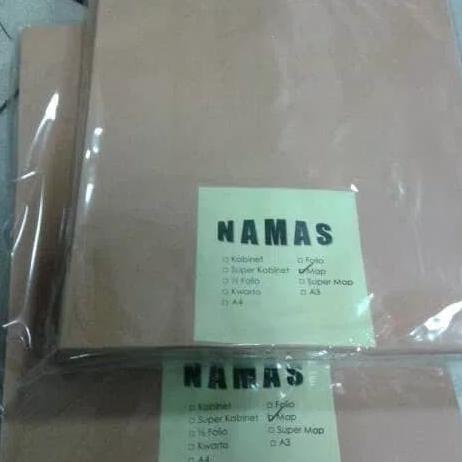 

Amplop Coklat map polos Namas / tricom buo05