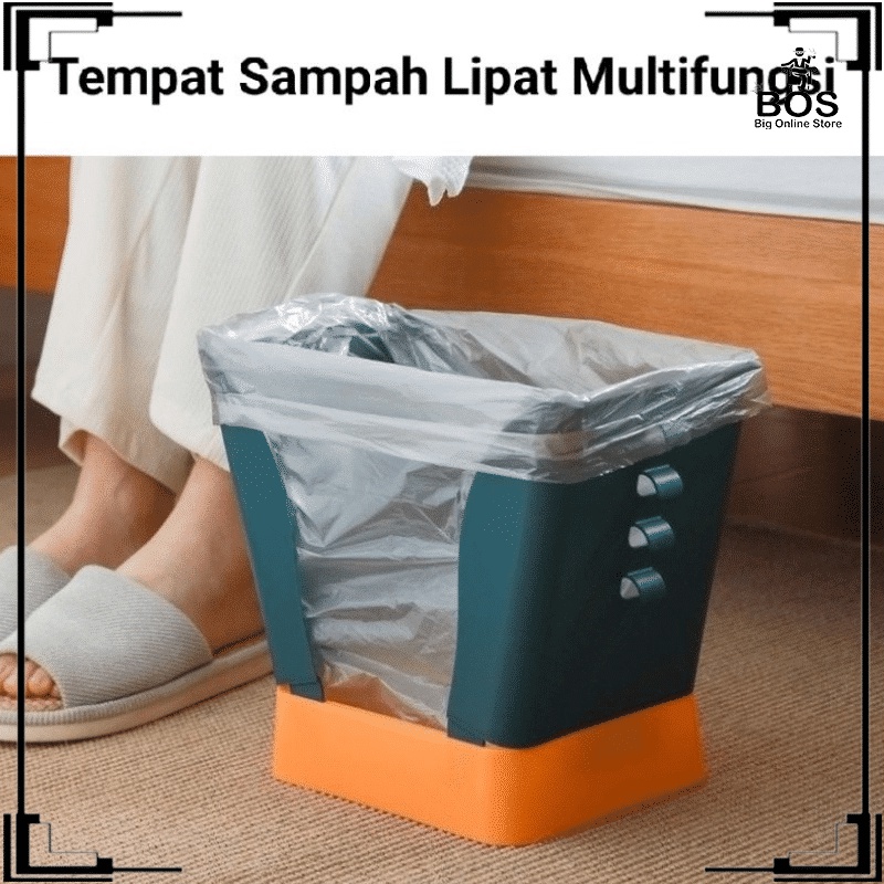 BOS TEMPAT SAMPAH MAGIC LIPAT / TONG SAMPAH LIPAT MULTIFUNGSI FLEXIBLE