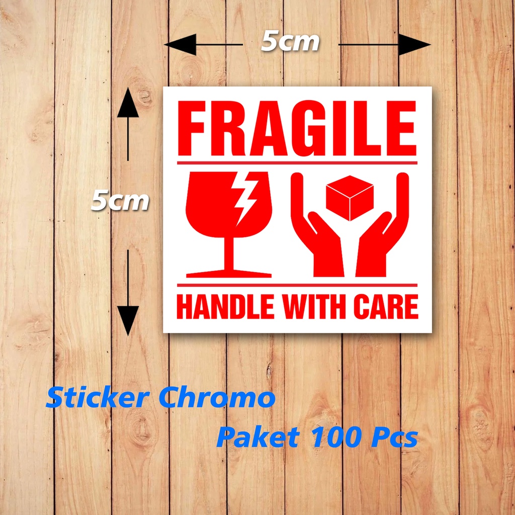 

Stiker Fragile / Stiker Pecah Belah / Stiker Pengiriman Olshop / Stiker Paket 100pcs