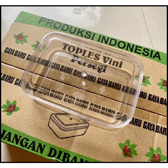 

Toples Persegi Panjang Vini 250 Gram Khusus Gojek/Grab