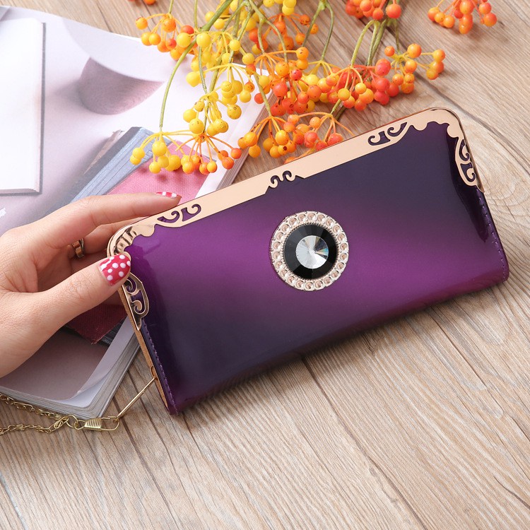 FYGALERY FYDP012 Colorful Candy Leather Women Wallet Dompet Fashion Wanita Import