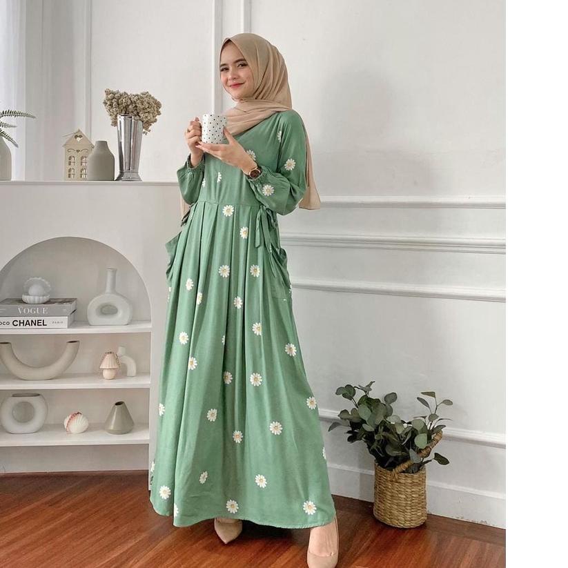 ● Gamis Milea / Dress Syari/ LD 120 cm / PB 130 cm / Gamis Rayon Premium / Dress Gamis Rayon Premium
