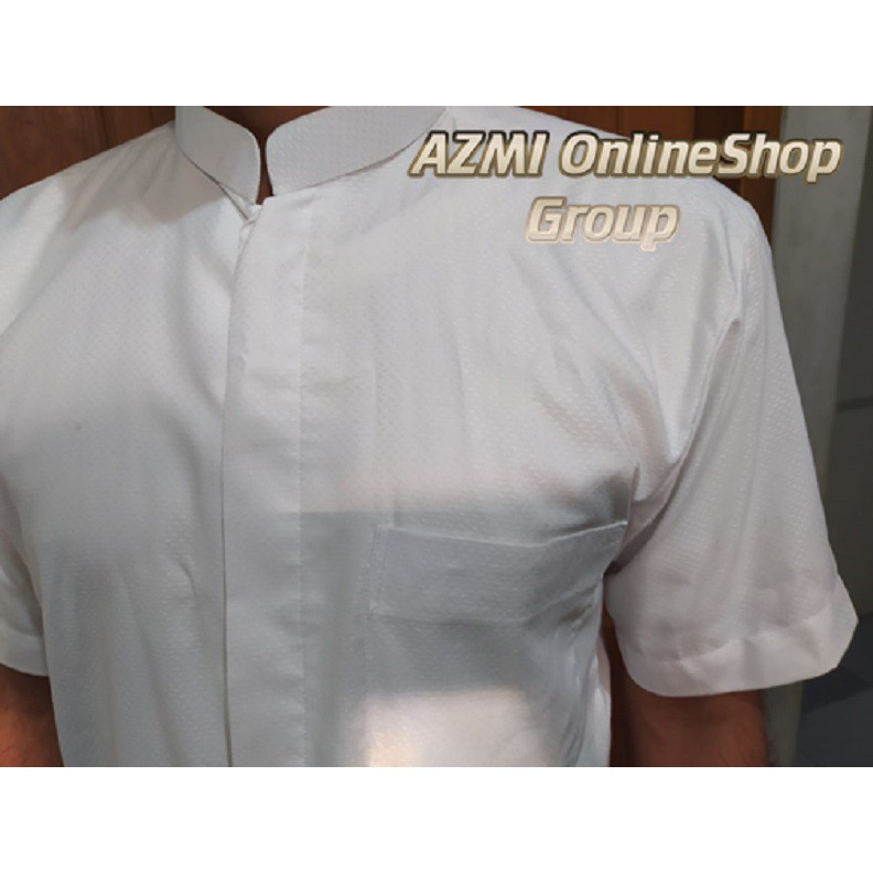 Promo Kemeja Ammu Original Tangan Pendek Putih