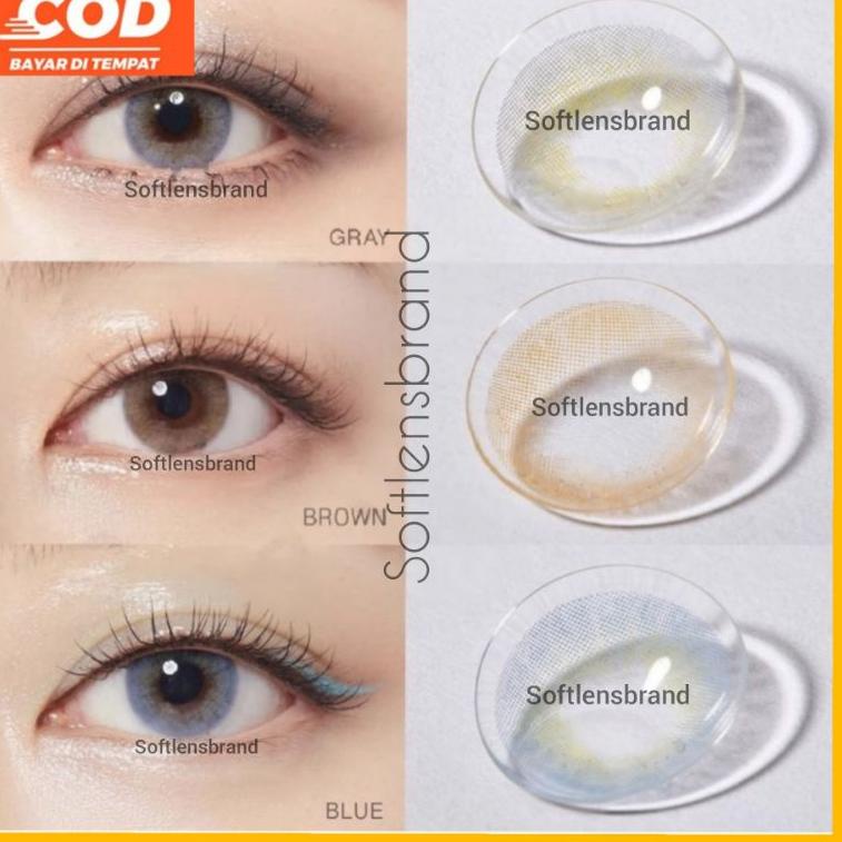 SOFTLENS NO RING NATURAL 14,00 MM - Softlens minus normal - softlens brown - grey - blue STOK TERBAT