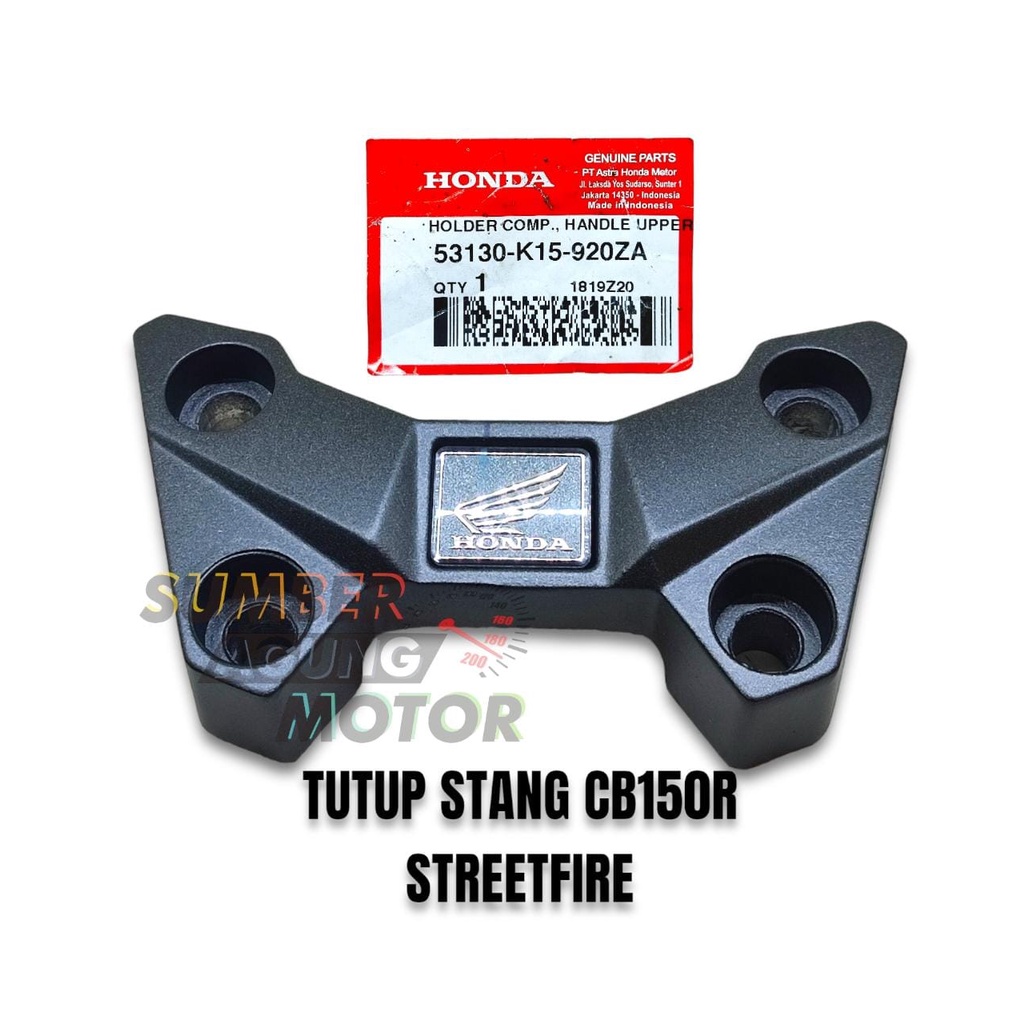 TUTUP STANG STIR ATAS NEW CB150R STREETFIRE 2015-2021 ORI AHM 53130-K15-920ZA