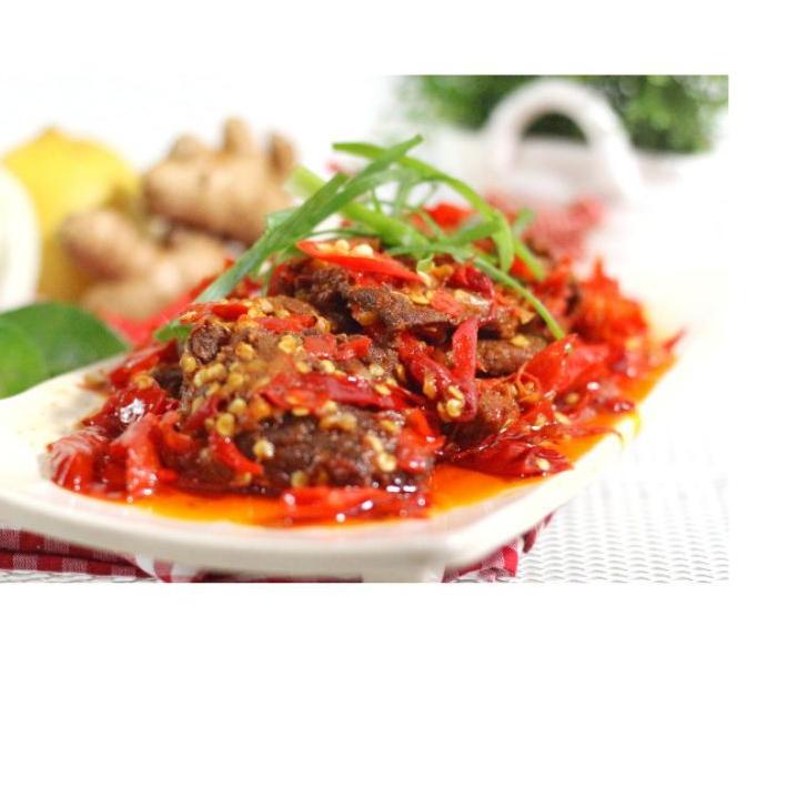 ℗ [Terlaris] Restu Mande Dendeng Sapi Balado Dendeng Kemasan 300 gram ♨