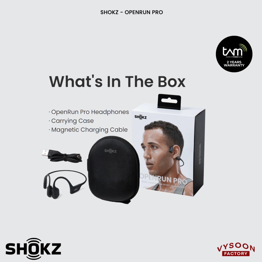 Shokz Open Run OpenRun Pro - Premium Bone Conduction Sport Headphones