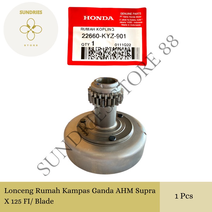 Lonceng Rumah Mangkok Kampas Ganda Kopling Otomatis 22660-KYZ-901 ORI AHM Supra X Blade 125 FI Karbu