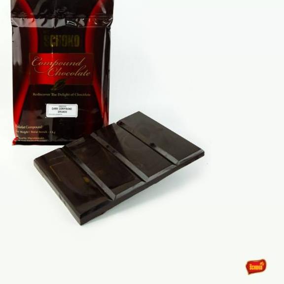 

☋ Dark Chocolate Compound 1kg / SCHOKO / dark chocolate blok / cokelat blok ✰