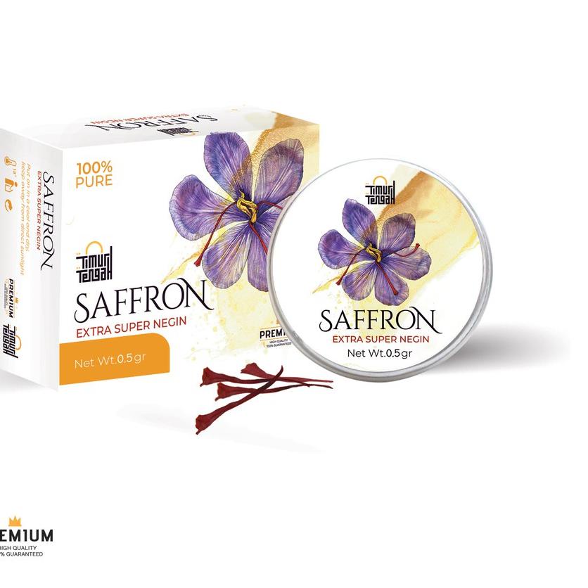 

▼ Timur Tengah Saffron Safron Extra Super Negin 0,5 gr Premium Original ☟