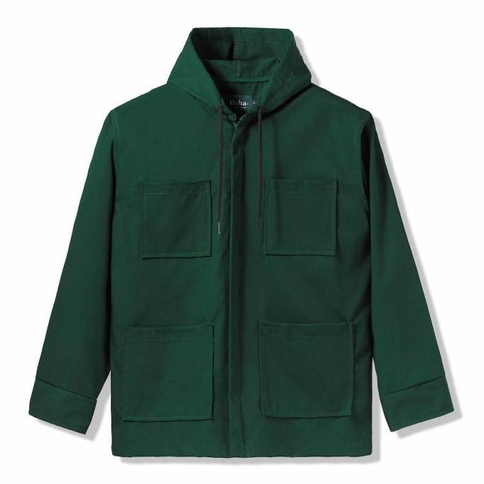 BAYAR DITEMPAT Baju Muslim Duha Muslimwear - Nasr Parka Four Pockets Green /BAJU KOKO PRIA/BAJU KOKO