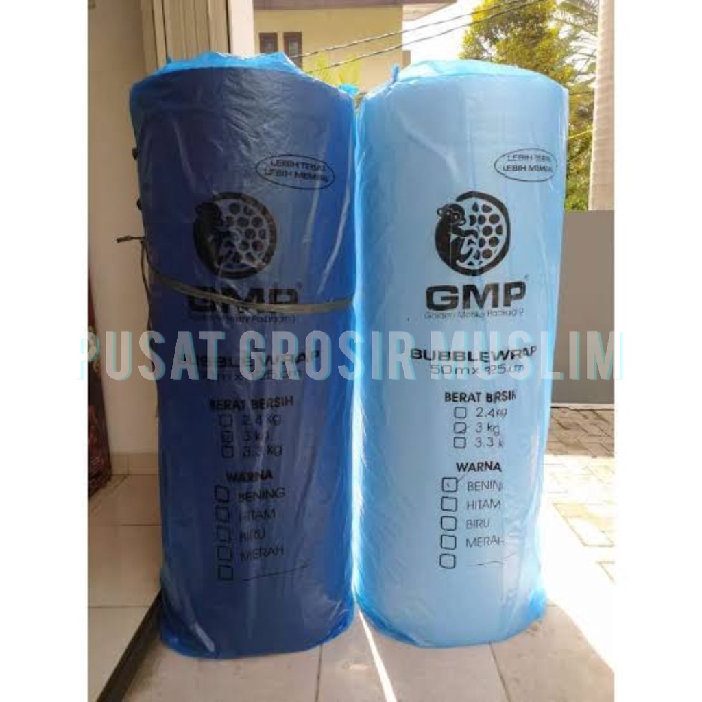 Bubblewrap GMP Bubblepack Bubble roll Wrap Pack /125 x 50 METER FULL / HANYA BISA GOJEK