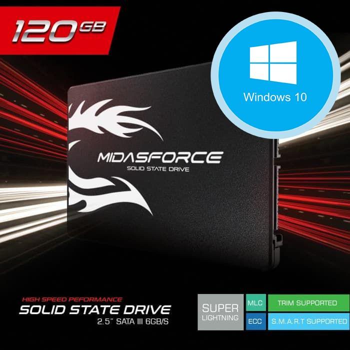 SSD 120 GB + Windows 10 Pro (ga pake ribet install lagi)