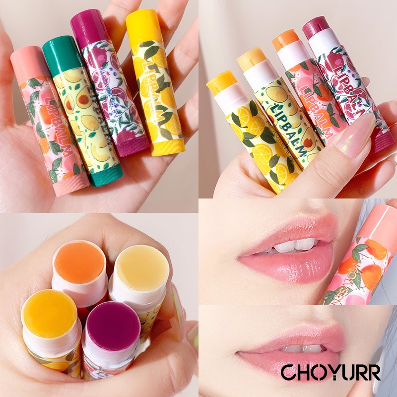 【COD】 Lip Balm Memperbaiki Bibir Anti Kering Mencerahkan Lipstik Tidak Berwarna Mencerahkan Warna Bibir-CH