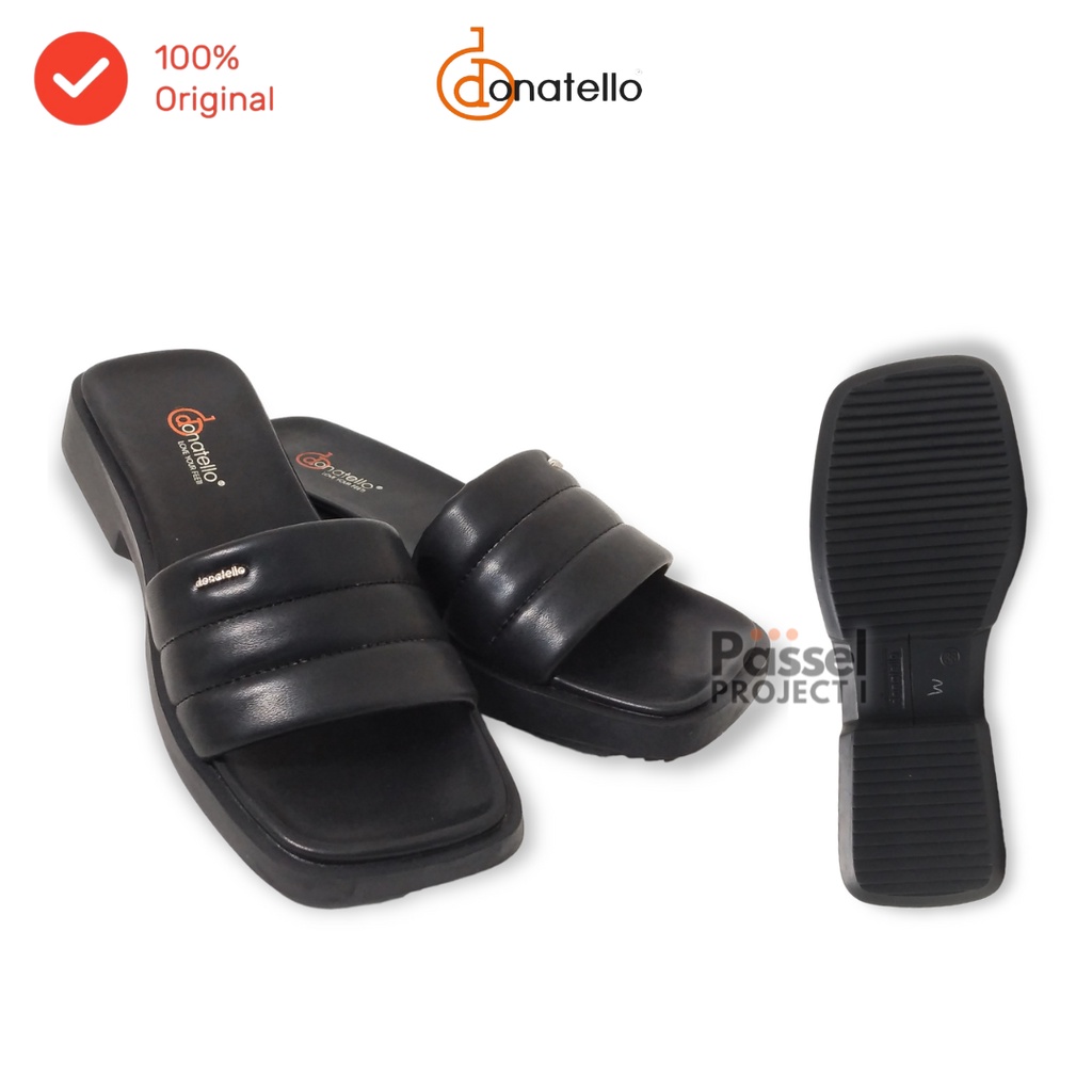 Donatello Sz. 36-40 Sandal Wedges Jepit / Slip On Wanita Kasual | OI63201 / OI63202
