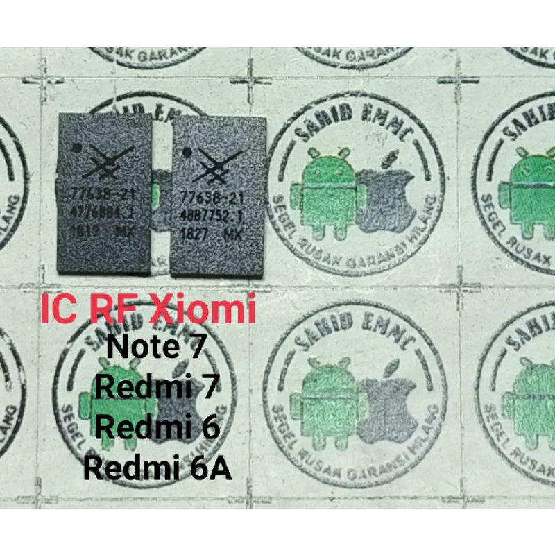 IC RF/Sinyal 77638-21 Original Cabutan / Redmi 7 /Note 7 / Redmi 6 / 6A