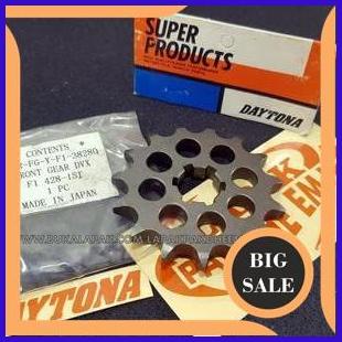 perkakas GER 428 15 GEAR DEPAN 428 15 RX KING FIZR JUPITER Z DAYTONA ORIGINAL shopee PAKDHE EMJE 140
