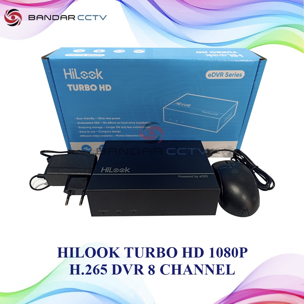 HILOOK DVR E08G B 8 CHANNEL 1080P LITE H.265