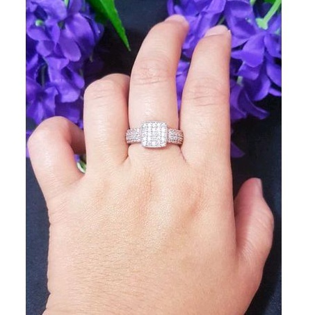 Cincin Xuping  Full Permata Zircon (warna kombinasi)110