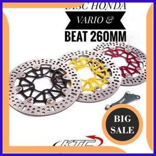 perkakas DISC CAKRAM KTC PIRINGAN CAKRAM HONDA BEAT SCOOPY SPACY KARBU ROTOR VARIO 125 150 UK 260 MM