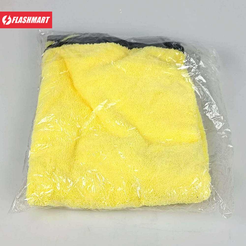 Flashmart Tirol Handuk Microfiber Lap Pengering Mobil XL 92 x 56 cm - T224