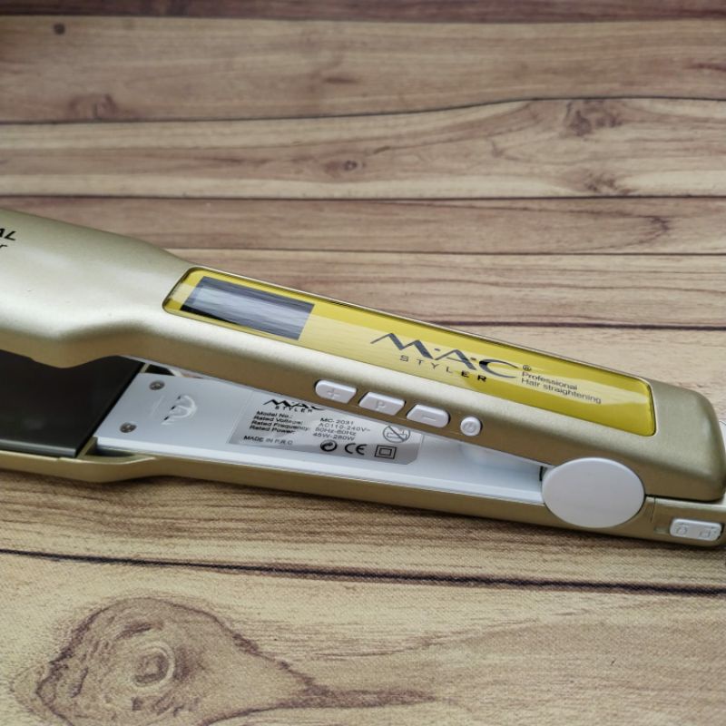 Alat styling Catok mac Smoothing hair straightener/Catoakan khusus Salon Terbagus mc2031