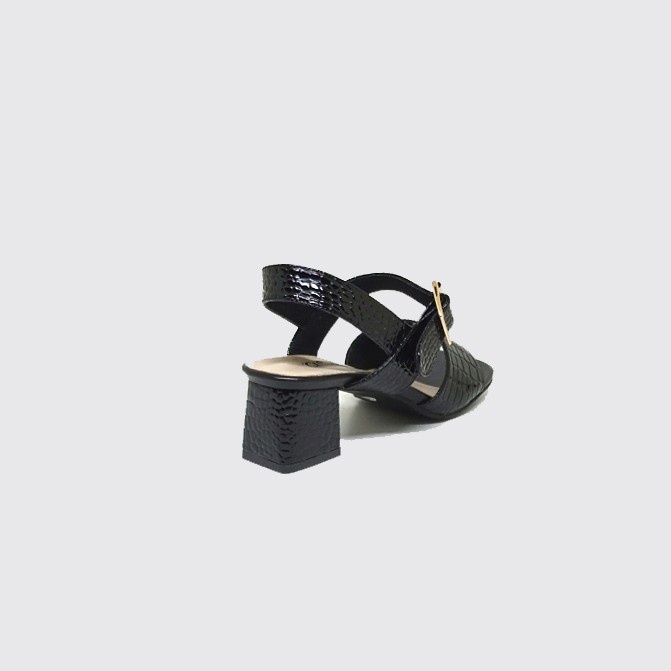 PATRICIA X ZAGIB CROCO HEELS BIG SIZE | Sandal Wanita Ukuran Besar 40-45 Heel Slide Party