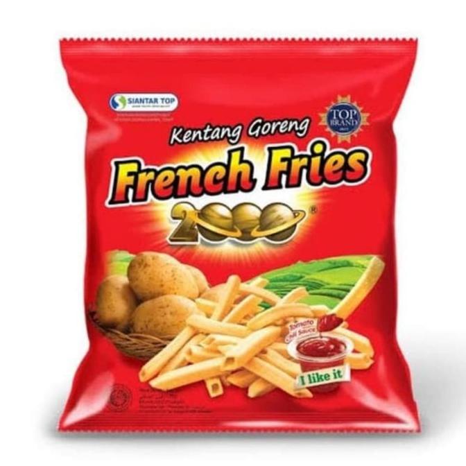 

Chiki French fries kentang / Chiki kentang 2000 1 pack isi 10pcs 28gr uru01