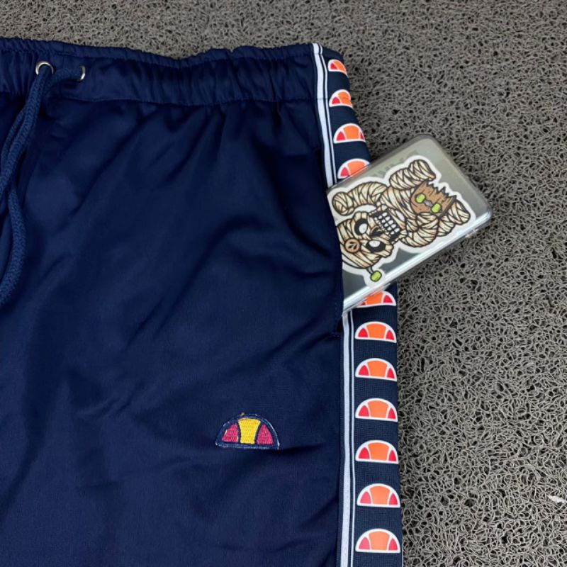 -FRMNSH- CELANA PANJANG ELLESSE NAVY TAPED FULL TAG LABEL CASUAL HYPE