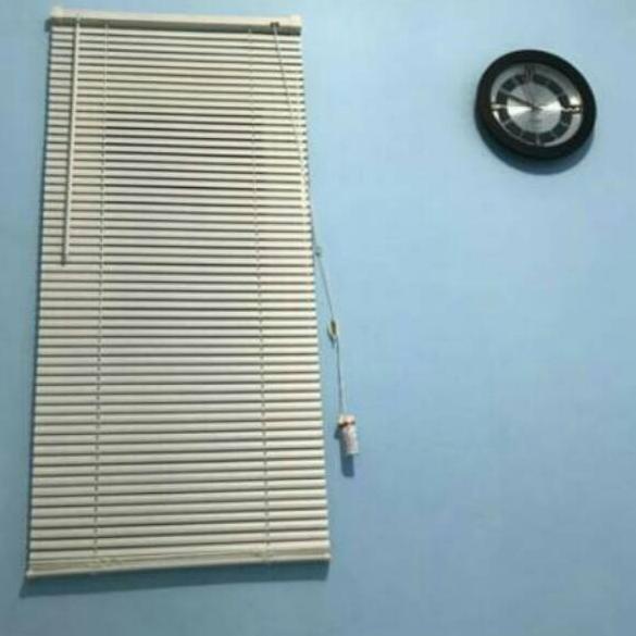 ◙ Venetian Blinds Kris ACE FORHOME Penutup Jendela/Tirai Black out/Tirai Lipat/Tirai gulung PVC  cm 