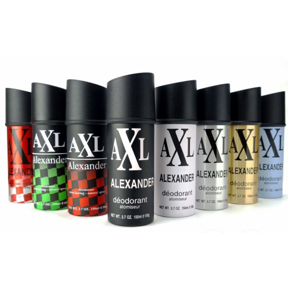 AXL ALEXANDER DEODORANT SPRAY 150ML BPOM