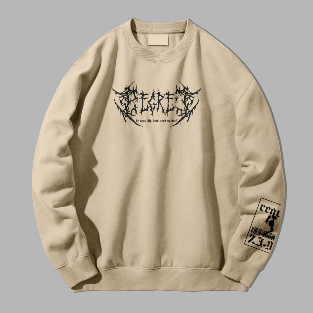 METAL Regret Sweater Crewneck || Sweater Basic Musik Metal || Pria &amp; Wanita Sz M - L - XL