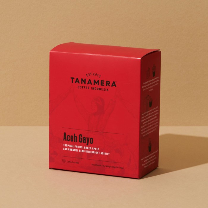 

Tanamera Coffee Drip Bag / Filter Bag: Aceh Gayo - 5 Drip Bag