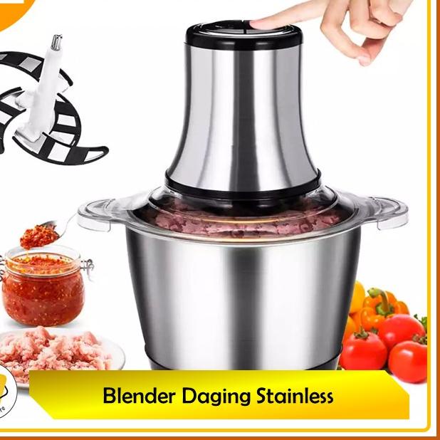 ✾ Blender Daging Stainless Penggiling Daging Elektrik ۝