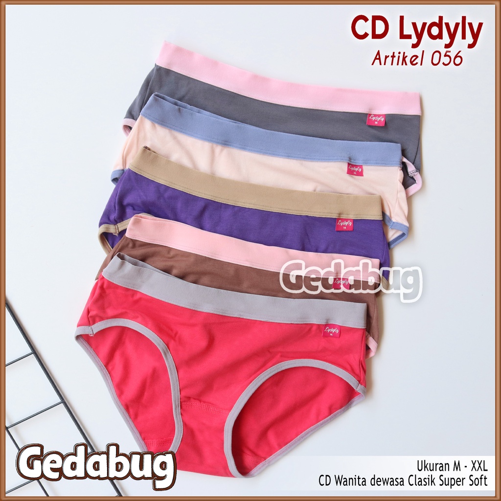 CD Lydyly LD 056 | Celana dalam wanita karet lebar lydyly Satuan