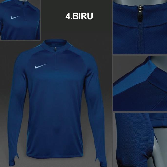 Baju Training Lengan Panjang Kaos Sepeda Nike Dry Fit Strike Drill Gym