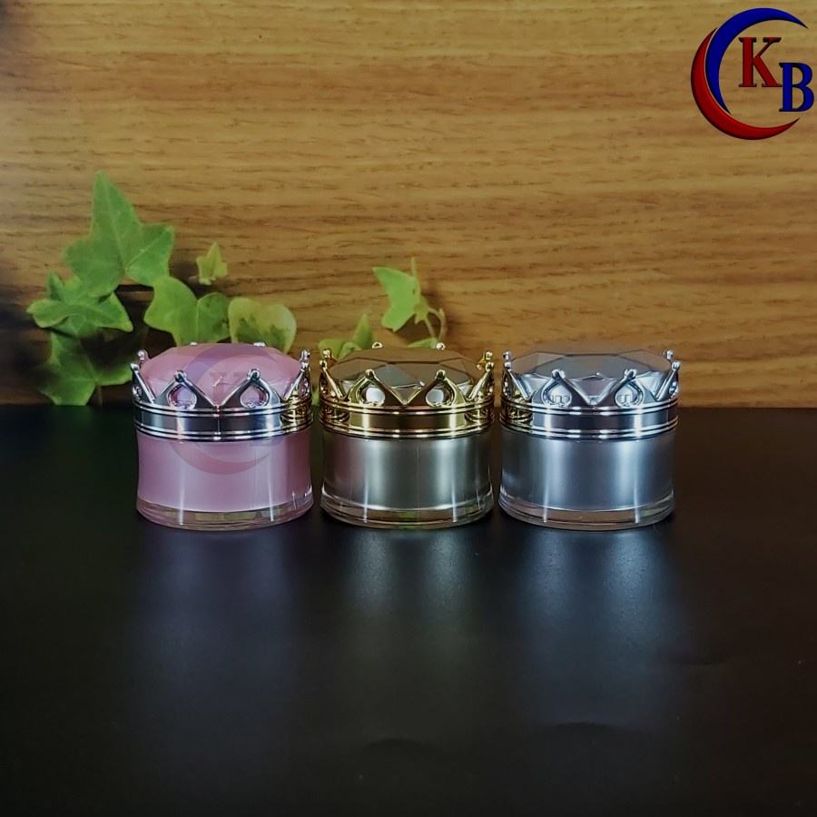 POT CREAM 10 GR MAHKOTA / POT ACRYLIC 10GR / POT KOSMETIK 10 GRAM