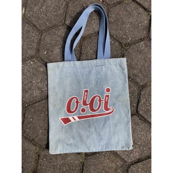 TAS TOTEBAG 5252 BY OIOI WASHED DENIM