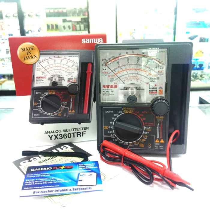 Multitester/Multimeter/Avometer Analog SANWA YX360TRF Made In Japan