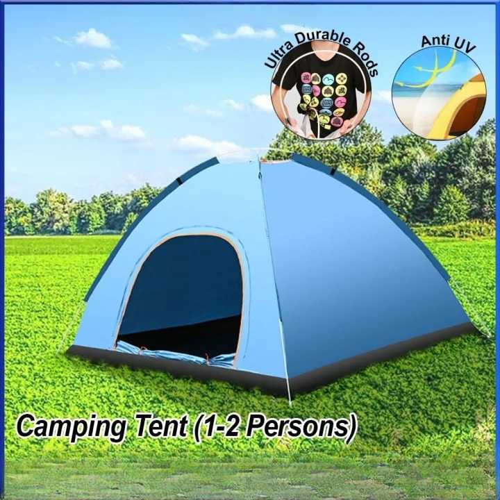 Tenda Camping Lipat Otomatis Quick Open Waterproof Breathable Tenda Anti Sinar UV Multifungsi Berkualitas