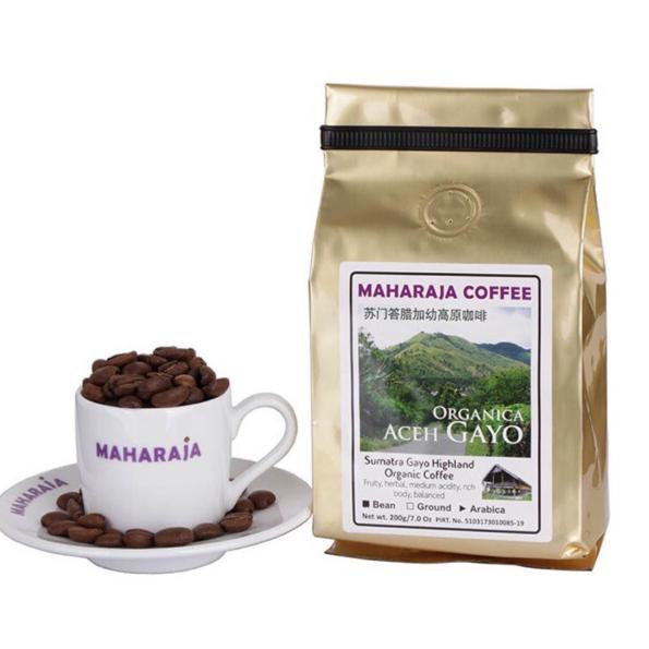 

♔ Fresh Roast Kopi Arabika Singgle Origin Aceh Gayo 200g Sangrai Organica Maharaja Coffee ➣