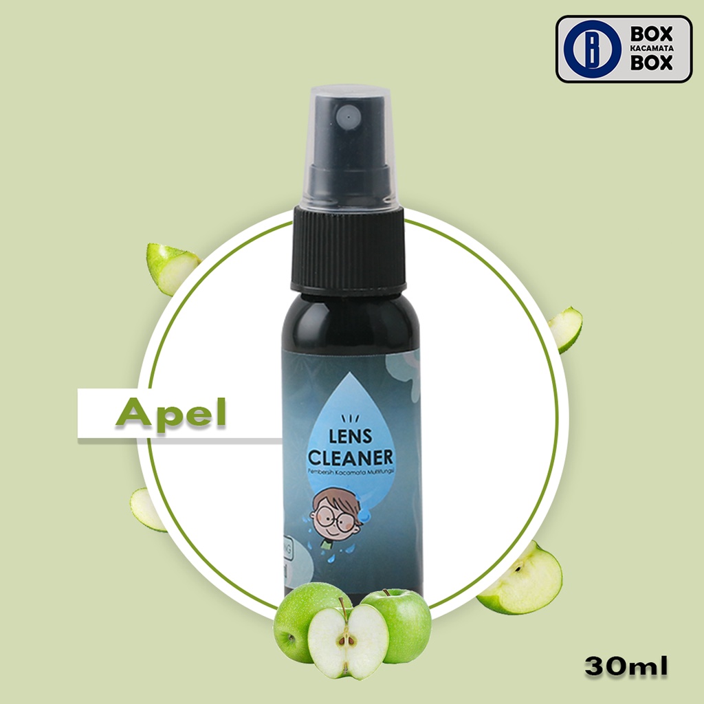 pembersih lensa AROMA / Air Pembersih Lensa serbaguna / Lens Cleaner 30ml  kopi peach sakura apel lemon dan mint