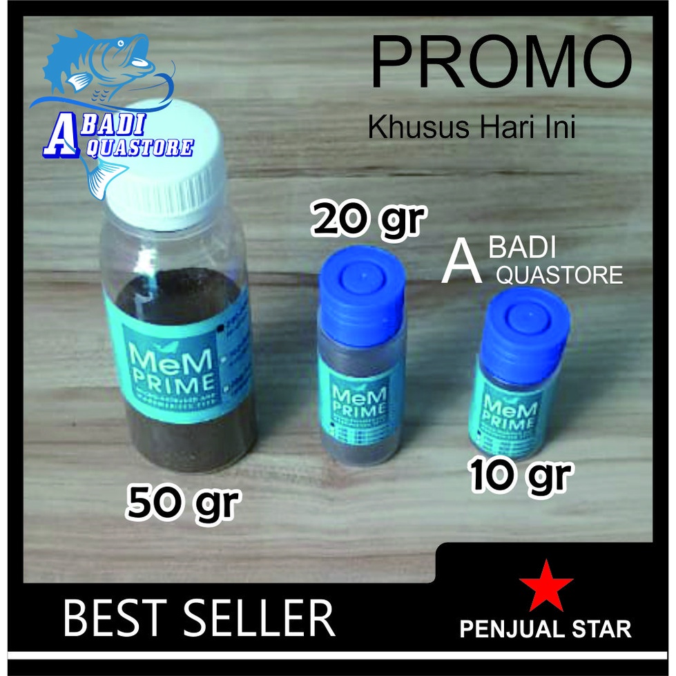 MEM Prime - Pelet Ikan - Pakan Cupang - Discus - Oskar - Mem Prime