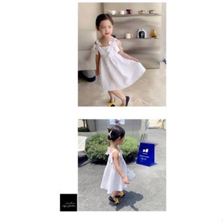 Dress Anak Perempuan Fashion Import - Motif Tali Pita Putih