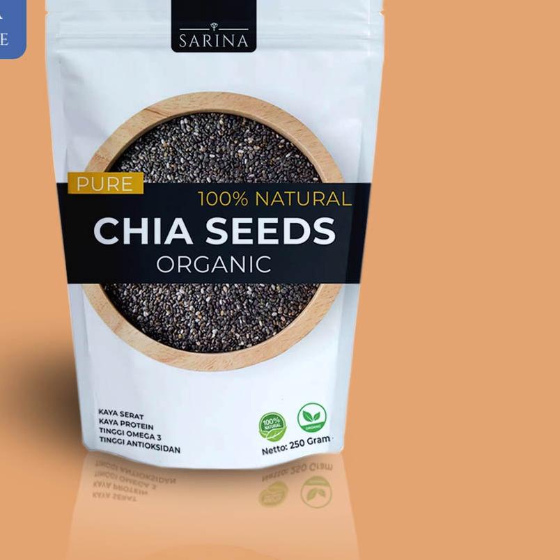 

☼ Organic Black Chia Seed 250gr Chiaseed Hitam Organik ♔