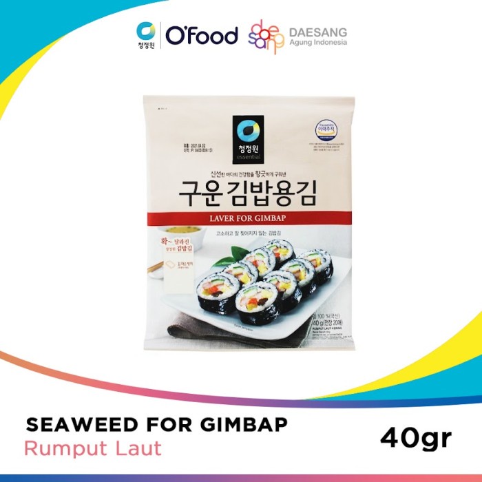 

Chung Jung One - Laver Kimbob - Seaweed For Gimbap 40 Gr